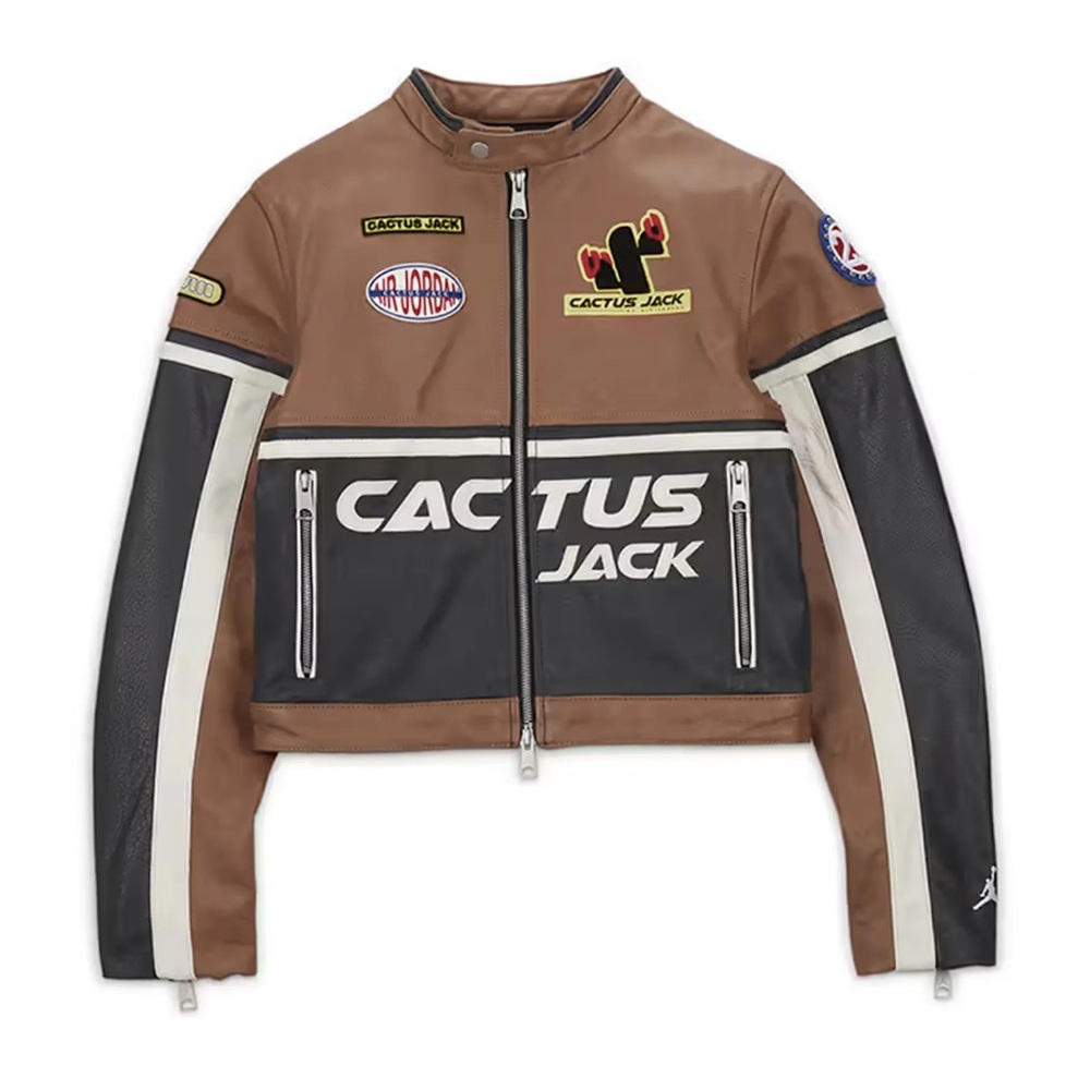 Jordan x Travis Scott Leather Jacket
